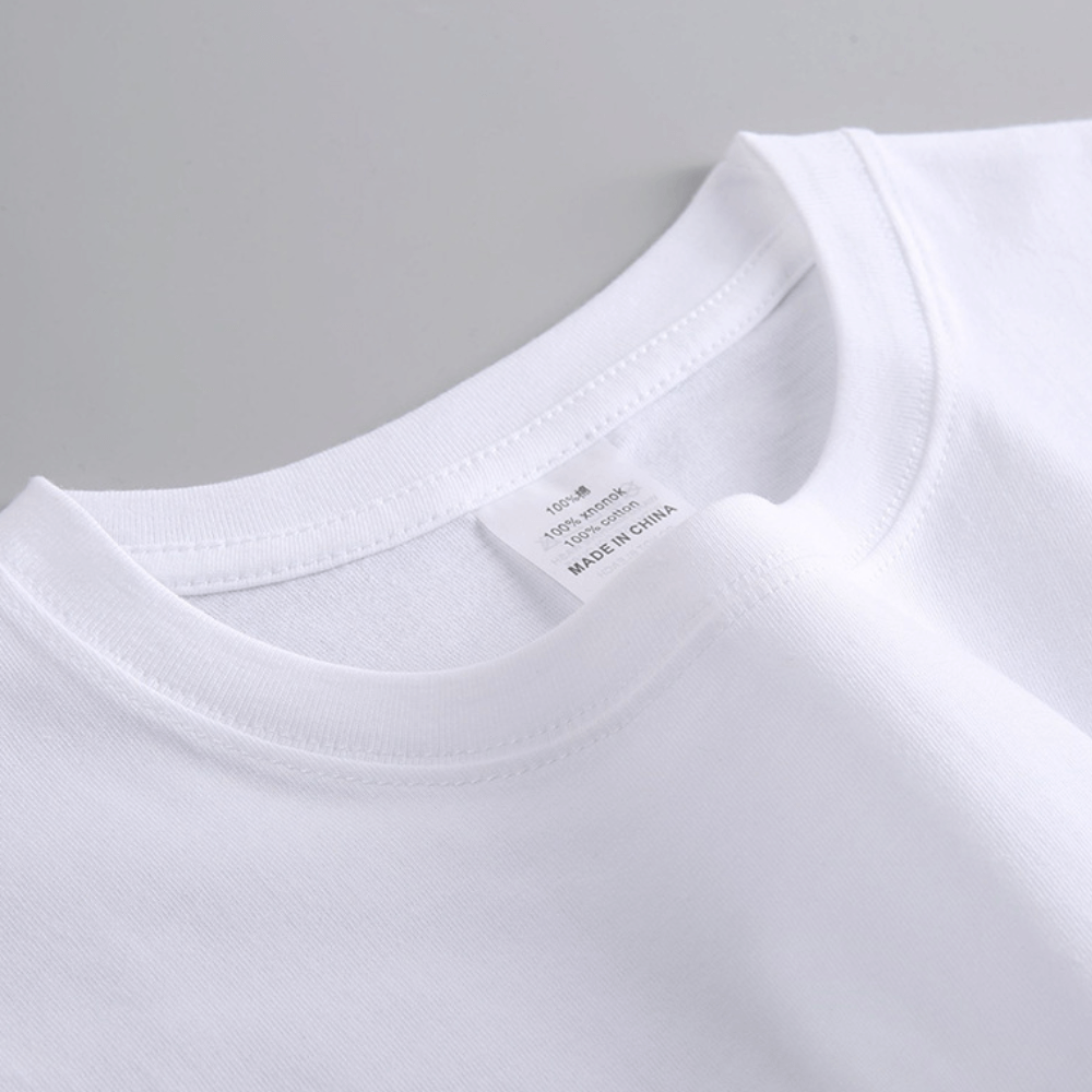 T-shirt à manches longues et col rond en coton pour enfants