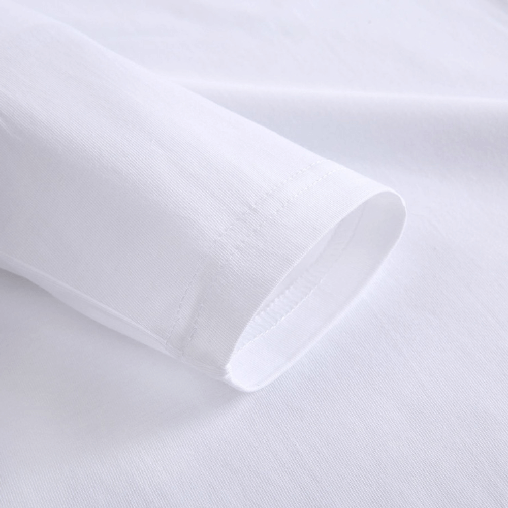 T-shirt à manches longues et col rond en coton pour enfants