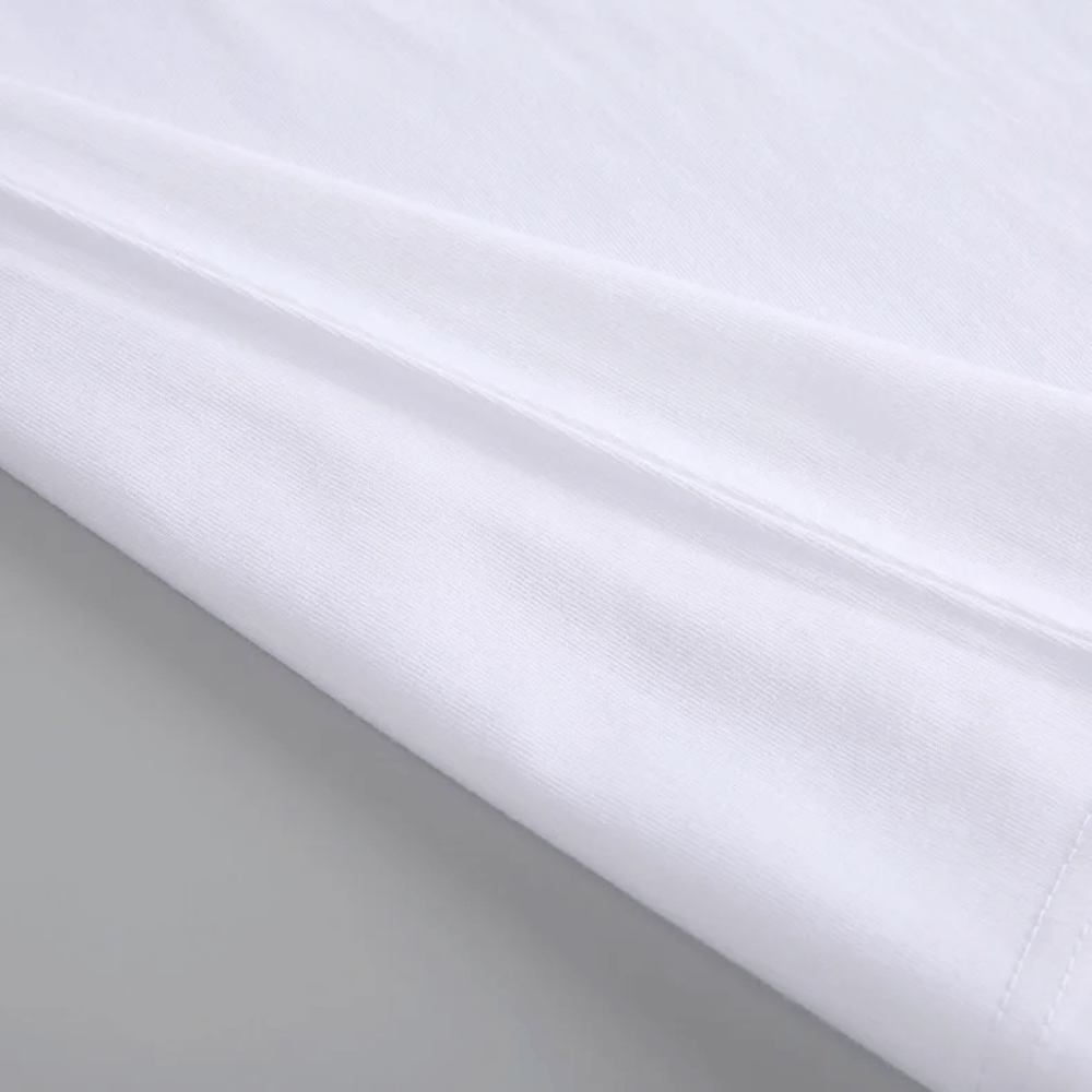 T-shirt à manches longues et col rond en coton pour enfants