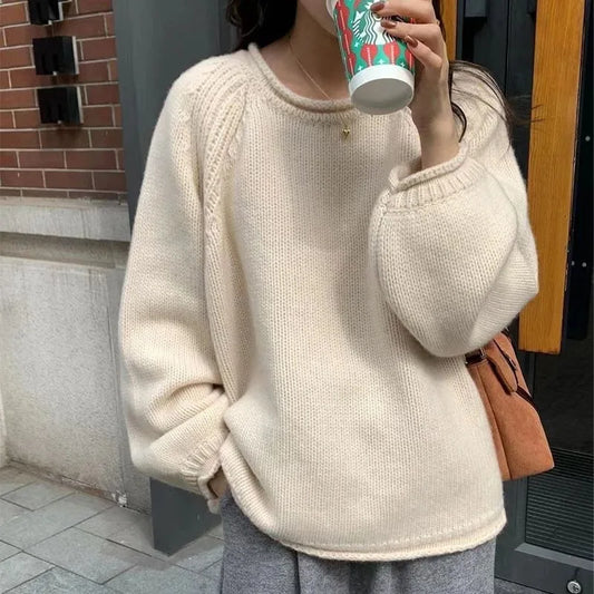 Knit Pullover - Rolled Edge & Loose Airflow Fit Move Easy