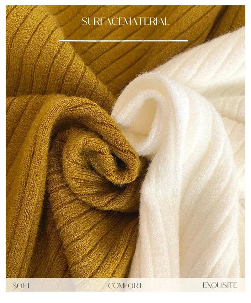 Knit Sweater – Button Front & Ribbed Hem For Warm Fit