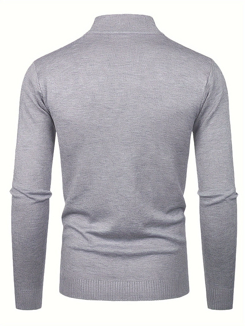 Knit Top - Slim Fit Long Sleeve & Warm Flexible Shape