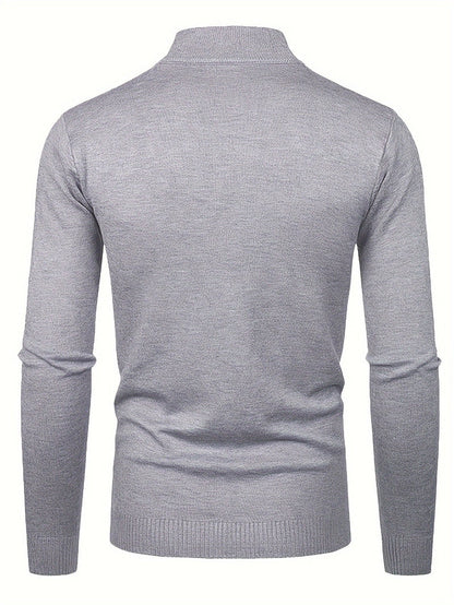 Knit Top - Slim Fit Long Sleeve & Warm Flexible Shape