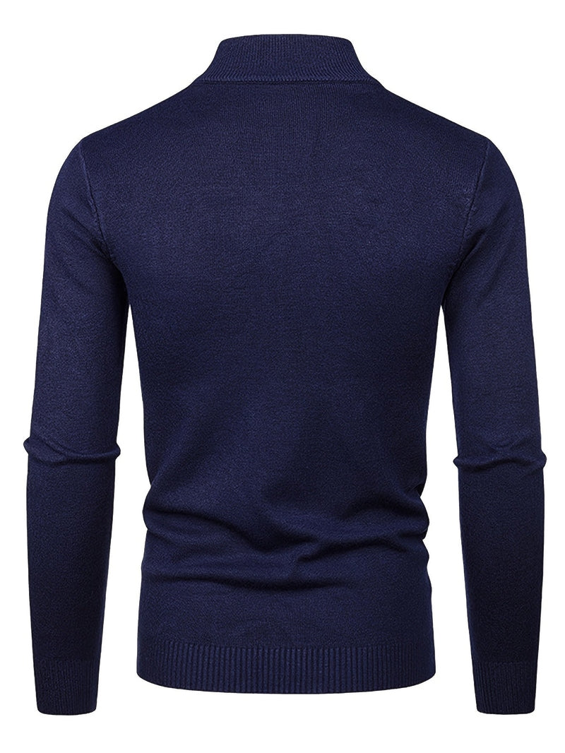 Knit Top - Slim Fit Long Sleeve & Warm Flexible Shape