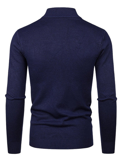 Knit Top - Slim Fit Long Sleeve & Warm Flexible Shape