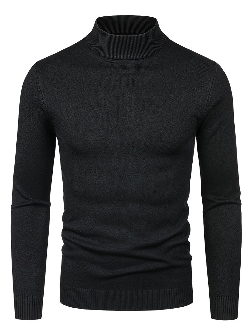 Knit Top - Slim Fit Long Sleeve & Warm Flexible Shape