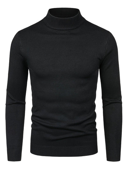 Knit Top - Slim Fit Long Sleeve & Warm Flexible Shape