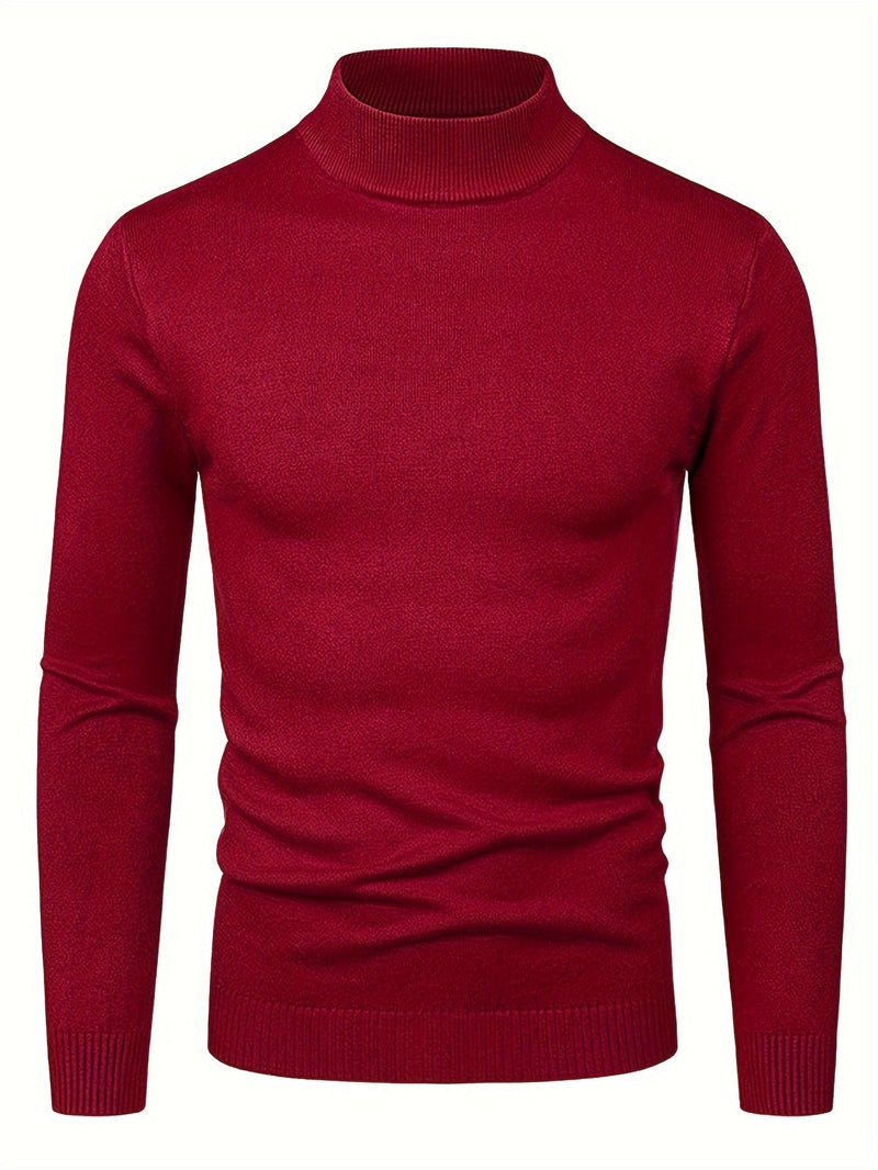 Knit Top - Slim Fit Long Sleeve & Warm Flexible Shape
