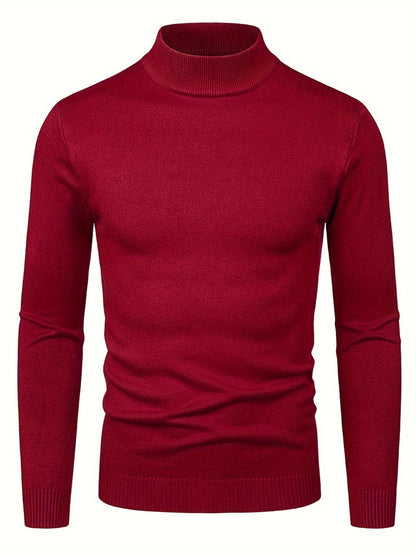 Knit Top - Slim Fit Long Sleeve & Warm Flexible Shape