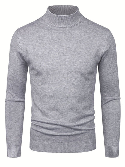Knit Top - Slim Fit Long Sleeve & Warm Flexible Shape