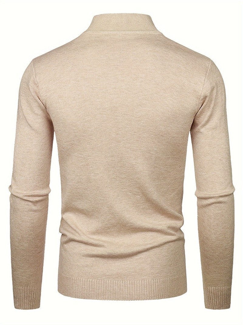 Knit Top - Slim Fit Long Sleeve & Warm Flexible Shape