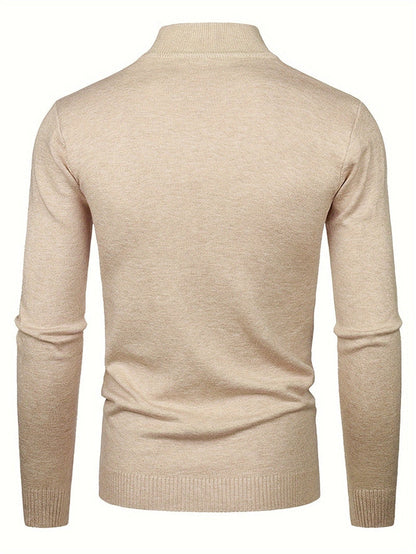 Knit Top - Slim Fit Long Sleeve & Warm Flexible Shape
