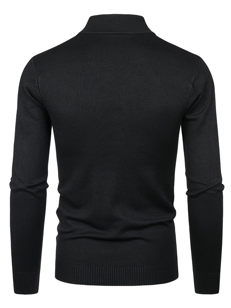 Knit Top - Slim Fit Long Sleeve & Warm Flexible Shape