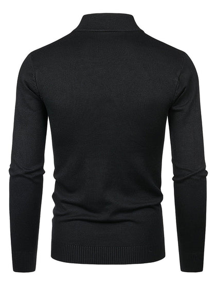 Knit Top - Slim Fit Long Sleeve & Warm Flexible Shape