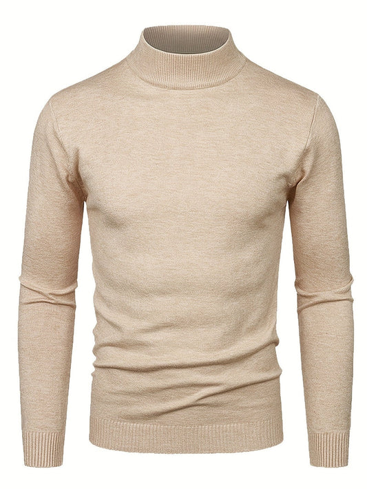 Knit Top - Slim Fit Long Sleeve & Warm Flexible Shape
