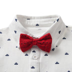 Navy Gentleman Vest and Pants Set