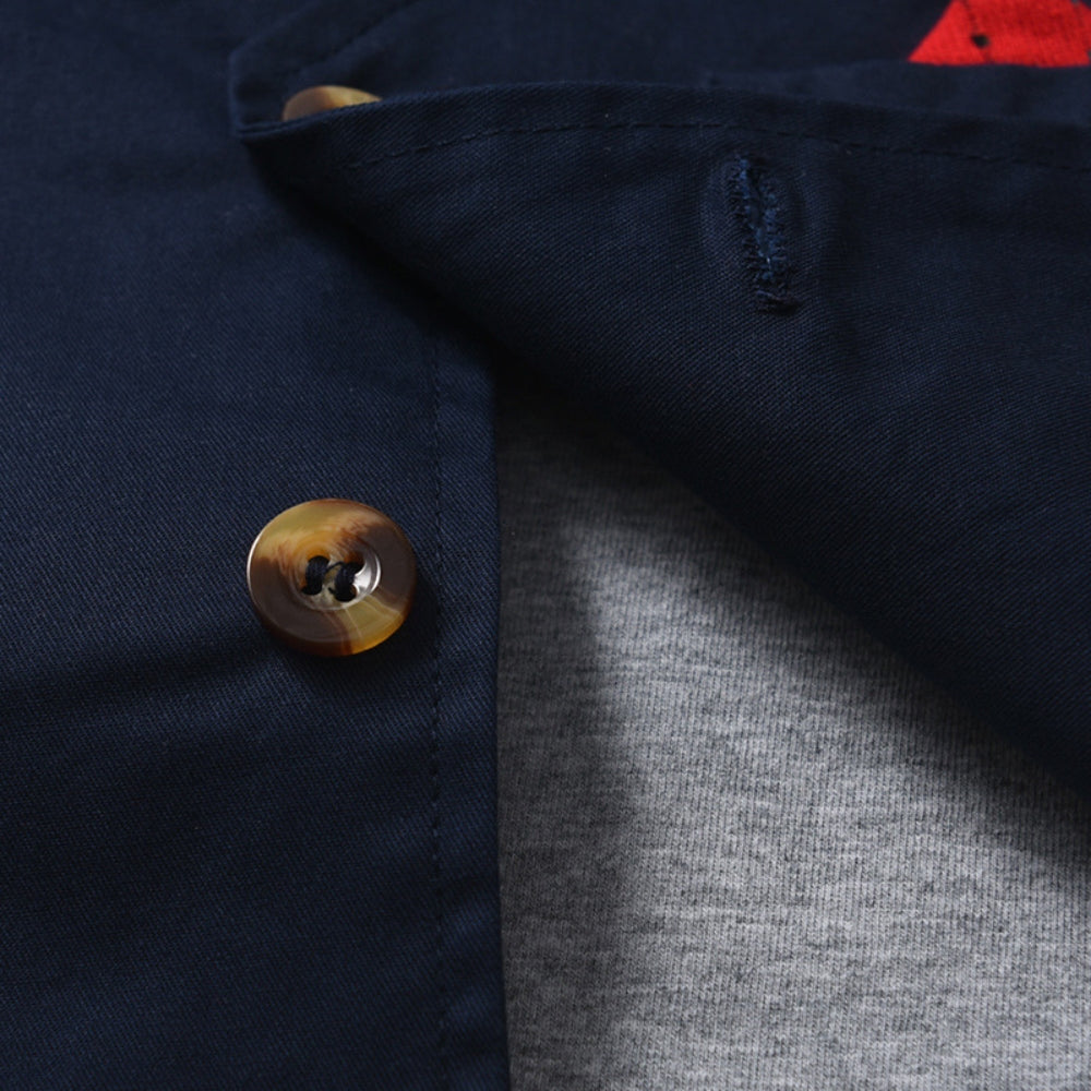 Navy Gentleman Vest and Pants Set