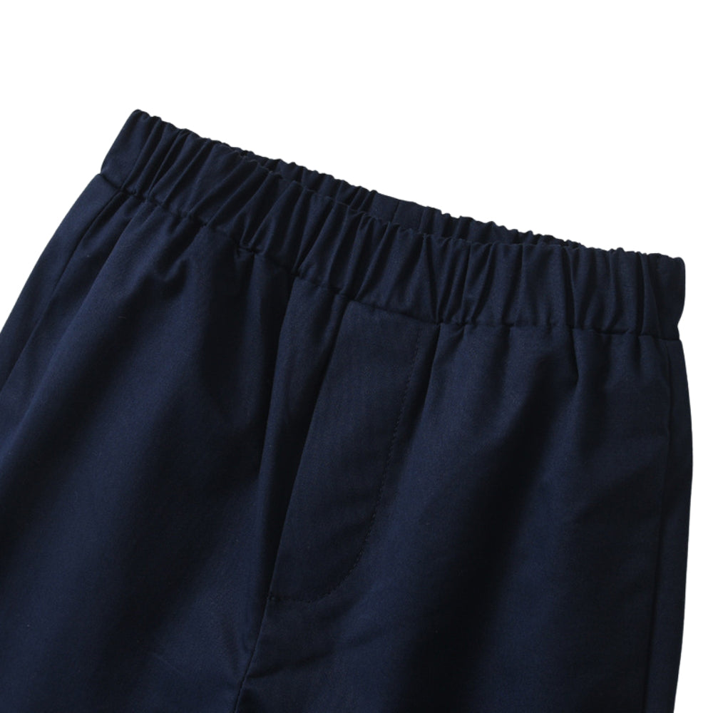 Navy Gentleman Vest and Pants Set