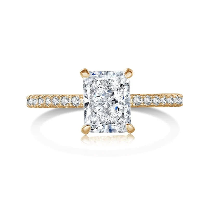 Bague Éclat Étoilé Amour Moissanite