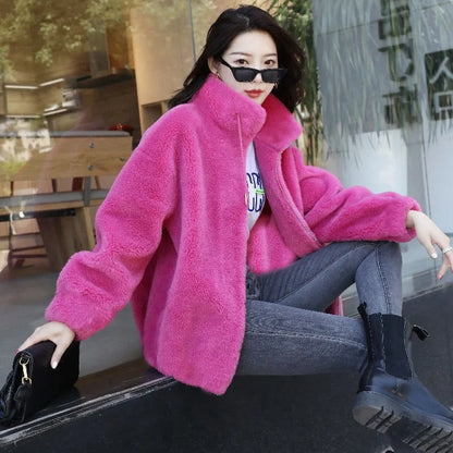 Polyester-Blend Jacket – Fleece Lined & Traps Warmth
