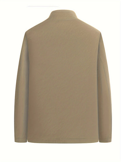 Polyester Blend Jacket - Light Elastic Shape And Easy Move