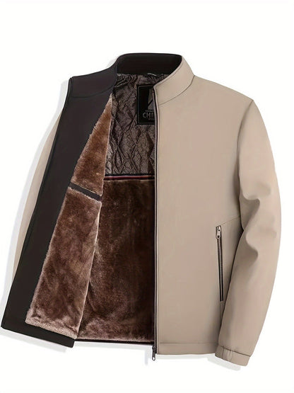 Polyester Blend Jacket - Light Elastic Shape And Easy Move