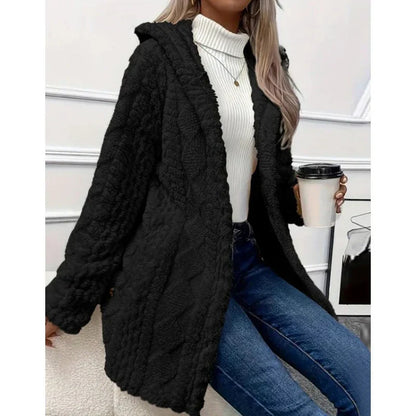 Polyester Blend Jacket - Plush Finish & Warm Coverage