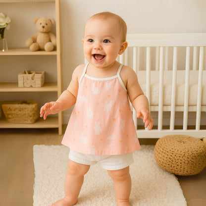 Pretty Floral Girls Summer Dress