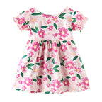 Pretty Puff Sleeve Girls Dress