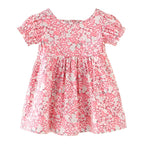Pretty Puff Sleeve Girls Dress