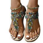 Sandales Ravello ornées de cristaux