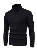 Rayon Blend Pullover - High Neck Twist & Warm Layer