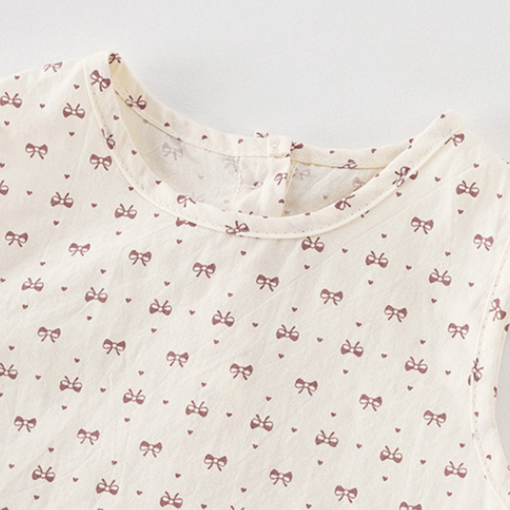 Ensemble débardeur et short à volants