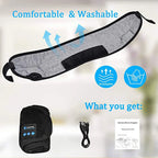 Écouteurs de sommeil Bluetooth, masque pour les yeux, bandeau Bluetooth, écouteurs sans fil souples et confortables.