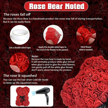 💖Mother's Day Promotion💖For Dropshipping: Rose Bear - With LED Gift Box