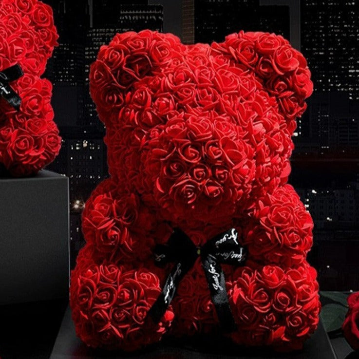 Dropshipping Luxury Rose Bear - With LED Gift Box - To My Mom