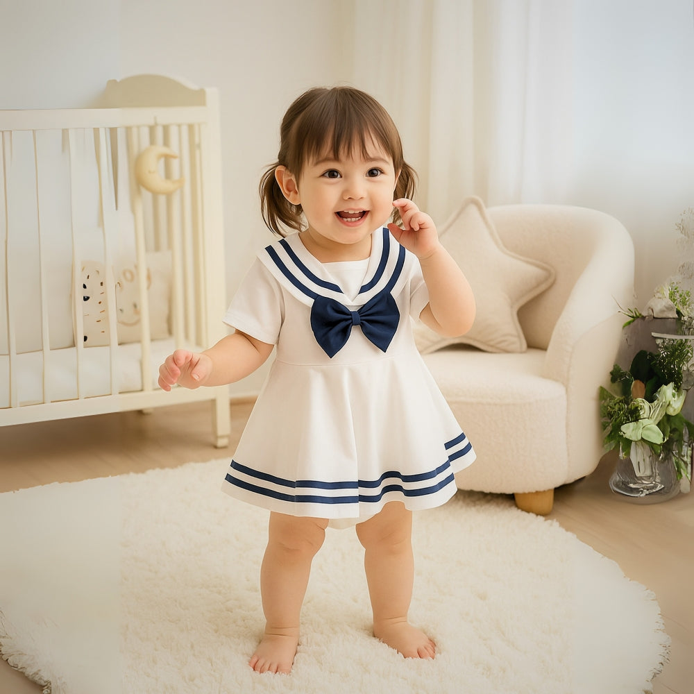 Sailor Collar Baby Dress