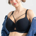 Large Size Seamless Lingerie for Women Thin and Sexy Bra Comfortable Top Up Push-up  Anti Sagging Sports Breast Collection Bras