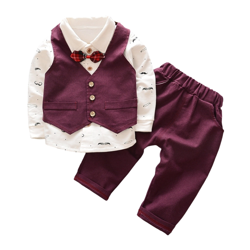 Ensemble gilet et pantalon habillé pour garçon