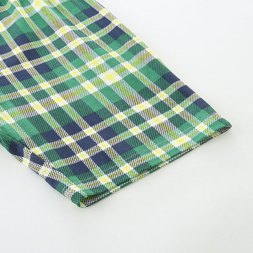 Playful Stacked Animals Top & Shorts Set