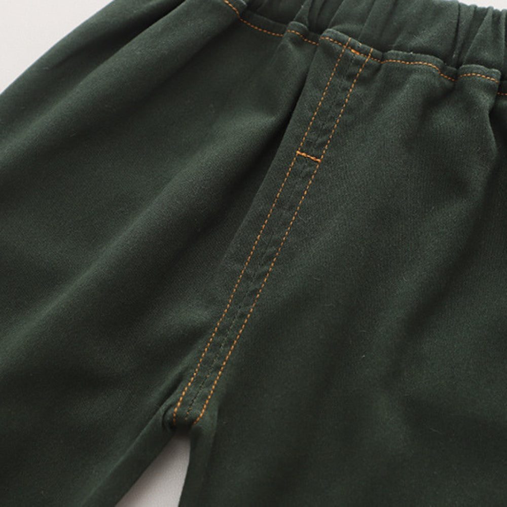 Striped Bear Shirt and Pants Set