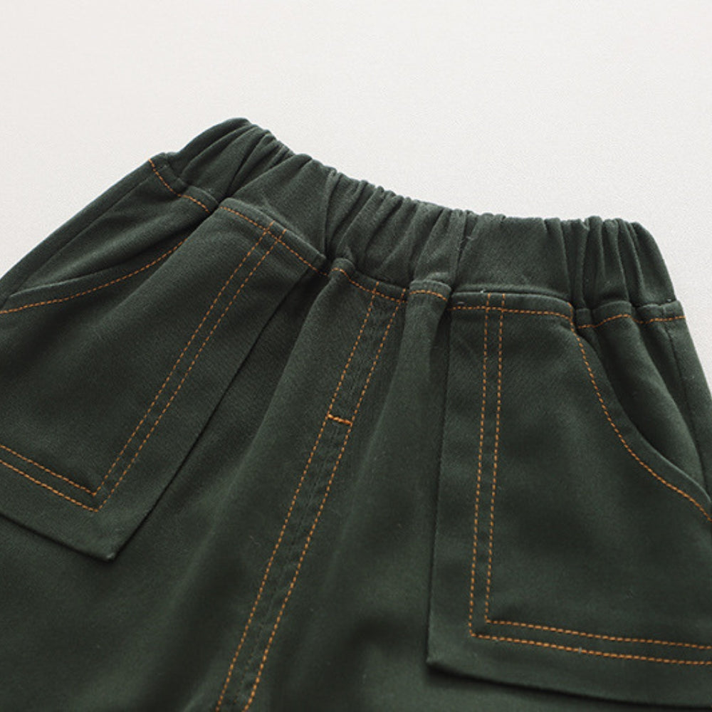 Striped Bear Shirt and Pants Set