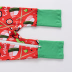 Playful Sushi Print Baby Sleep Romper