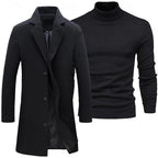 Ensemble trench-coat - Deux pièces superposées et chaleur coupe-vent