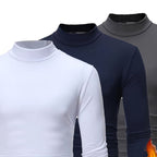 Col roulé - Ensemble 3 pièces en mélange de polyester pour une chaleur confortable et superposable