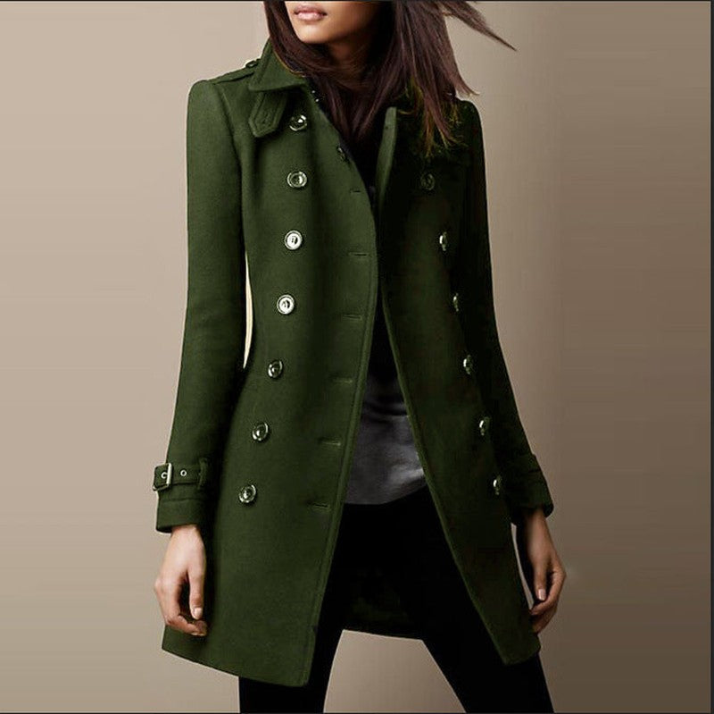 Wool-Blend Coat – Long Shape & Warm Wool Finish