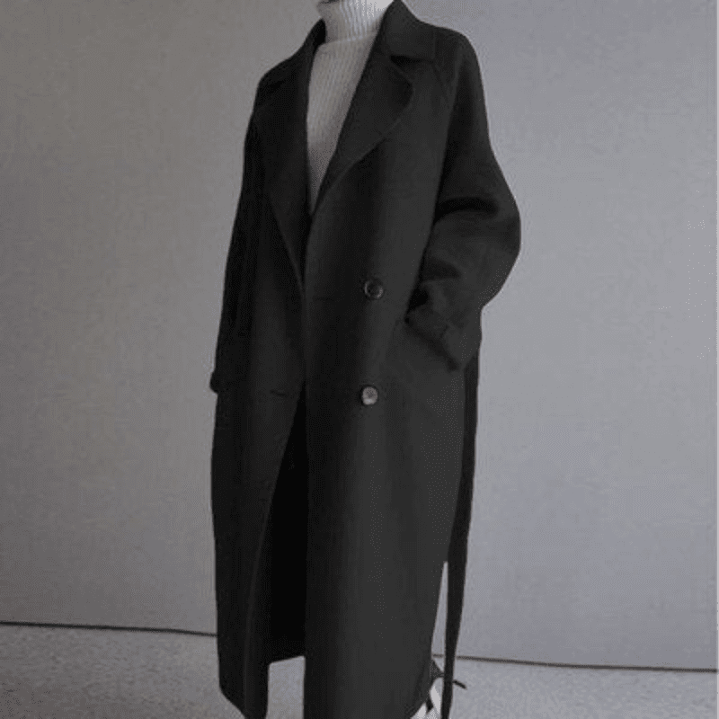 Wool-Blend Coat - Tailored Long Shape And Warm Lining