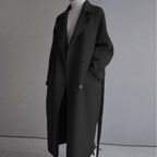 Wool-Blend Coat - Tailored Long Shape And Warm Lining