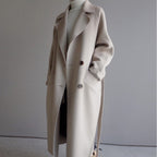 Wool-Blend Coat - Tailored Long Shape And Warm Lining