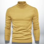 Pull en maille de laine mélangée – Col roulé et housse chaude